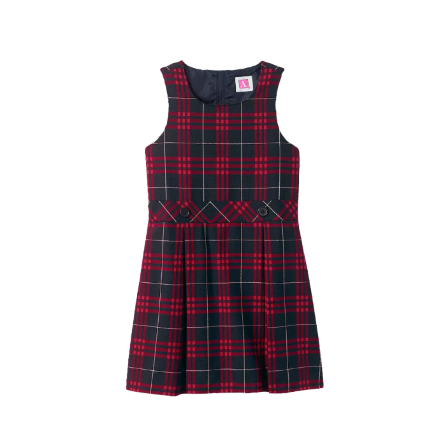 Girls Plaid Jumper-WDC