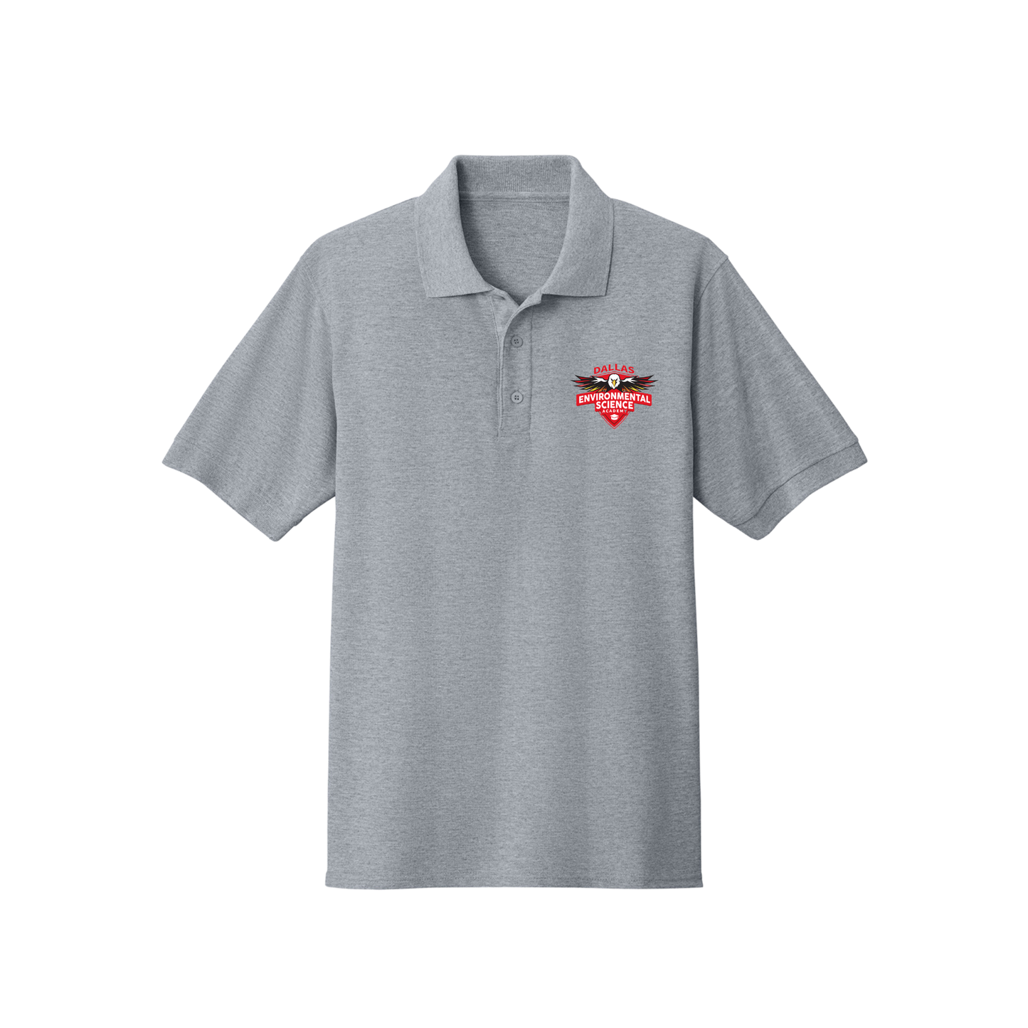 Mens Short Sleeve Cotton Polo (6th Grade)-DES