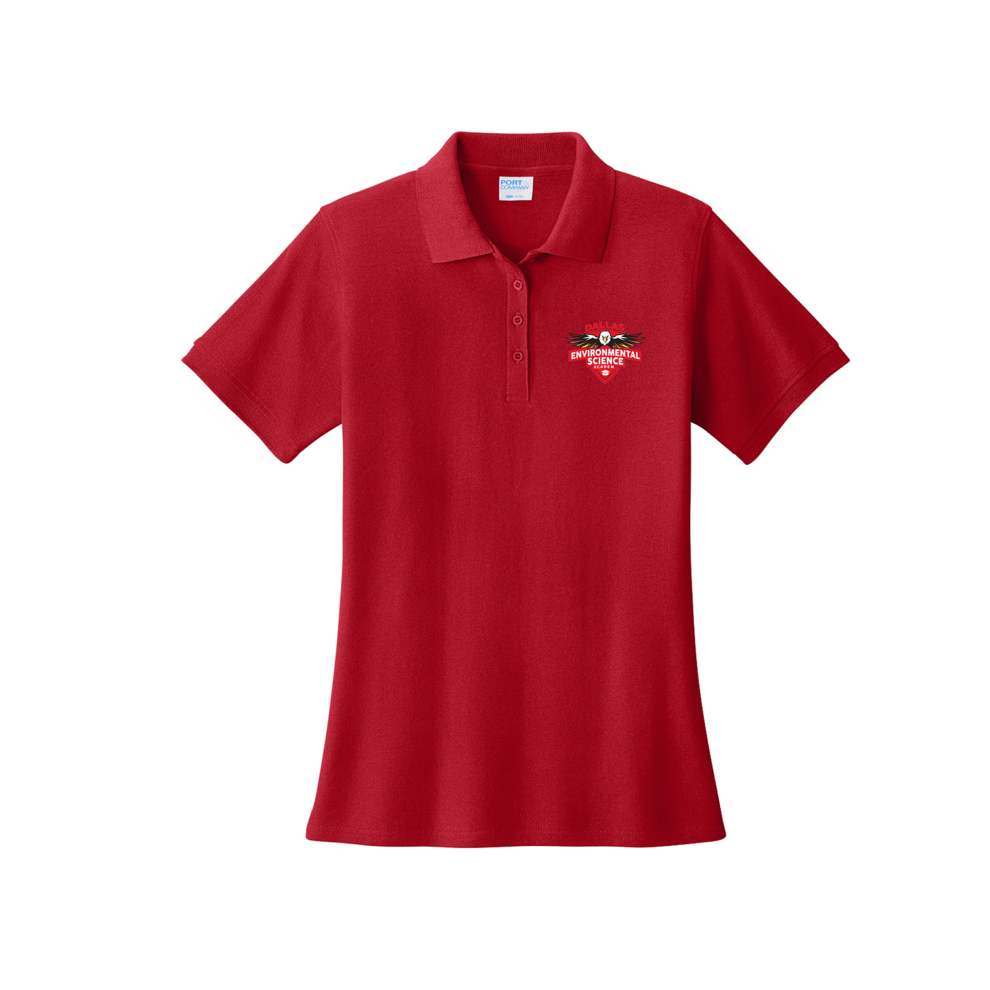 Ladies Short Sleeve Cotton Polo (8th Grade)-DES