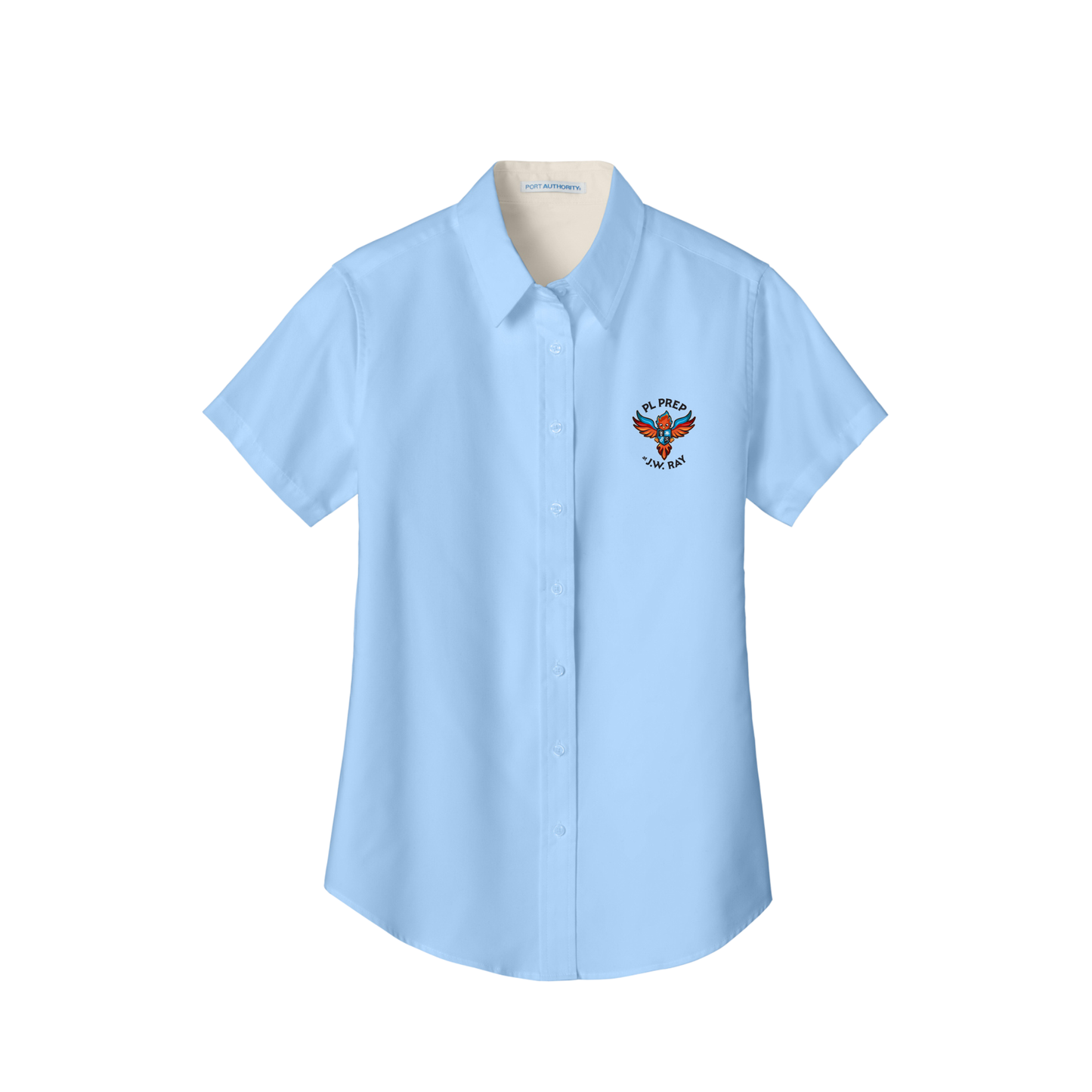Ladies Short Sleeve Oxfrod-PLP