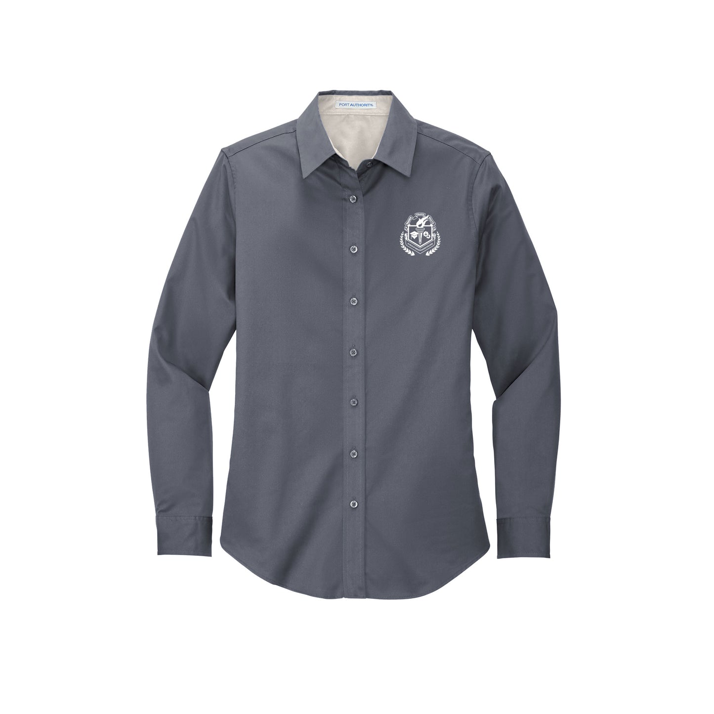 Ladies Long Sleeve Easy Care Oxford-WTW