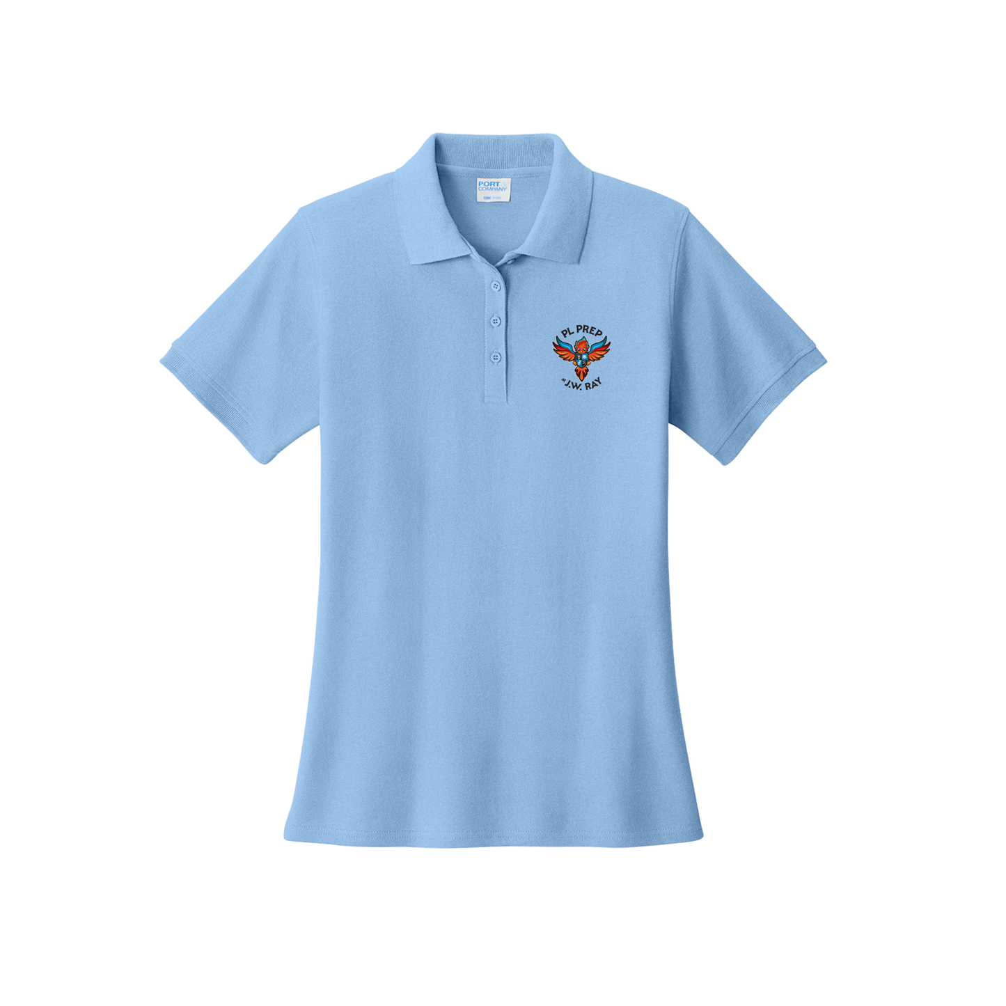 Ladies Short Sleeve Cotton Polo(6th-8th Grade)-PLP
