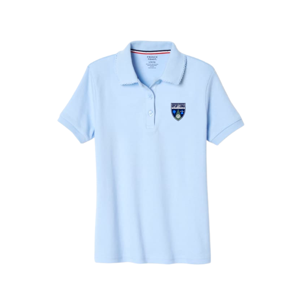 Girls Short Sleeve Cotton Polo (Kinder-5th Grade)-UPL