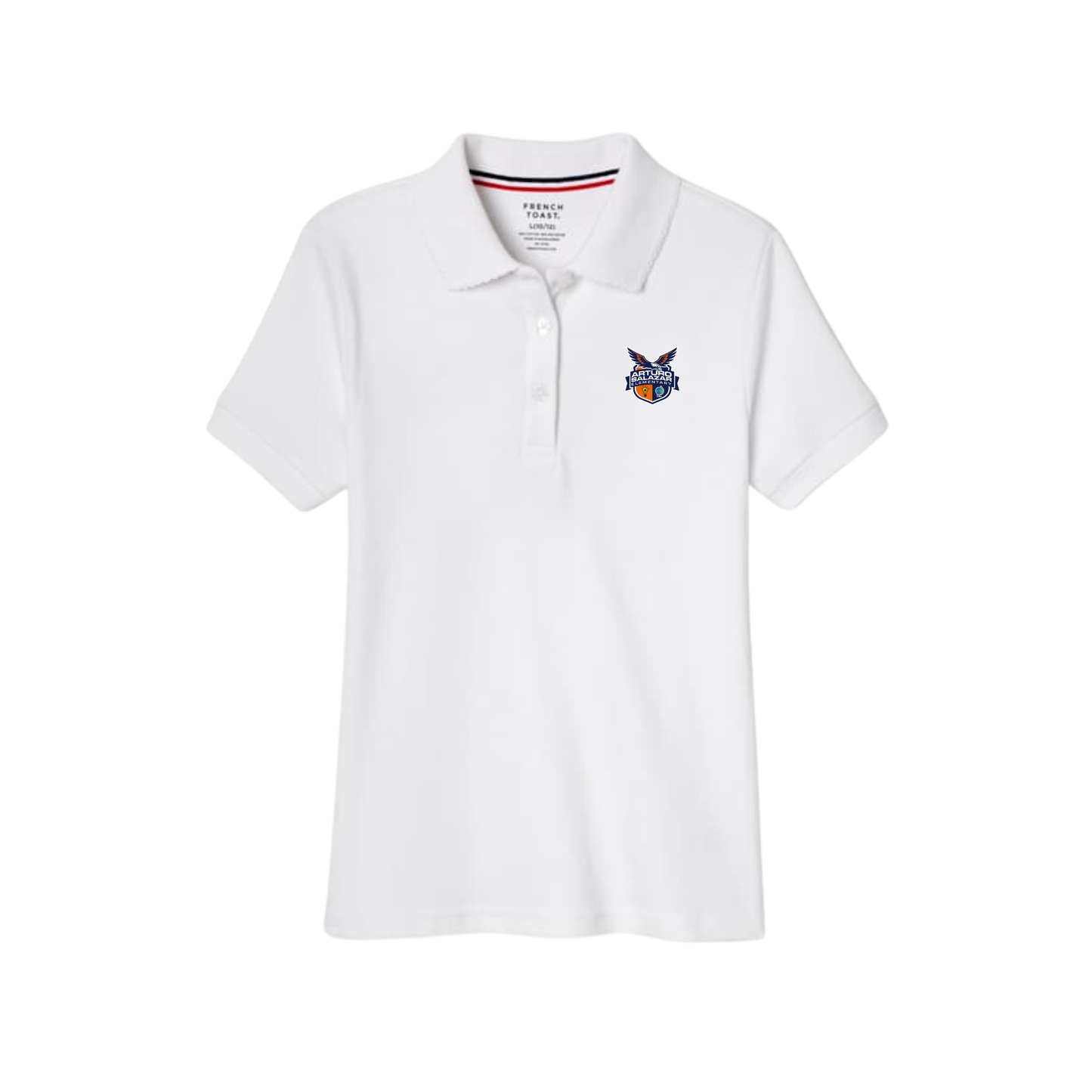 Girls Short Sleeve Cotton Polo-ASE