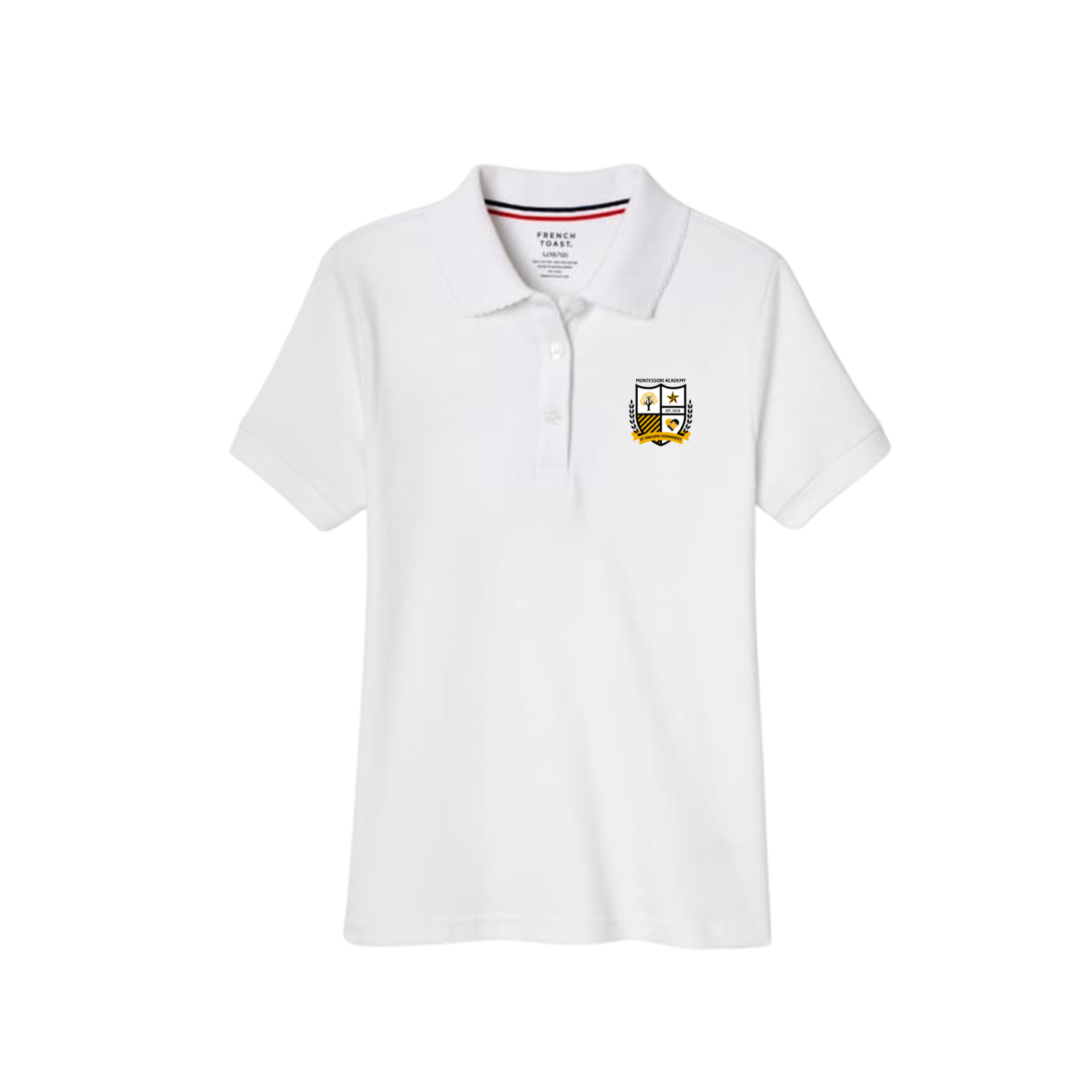 Girls Short Sleeve Cotton Polo-MAO