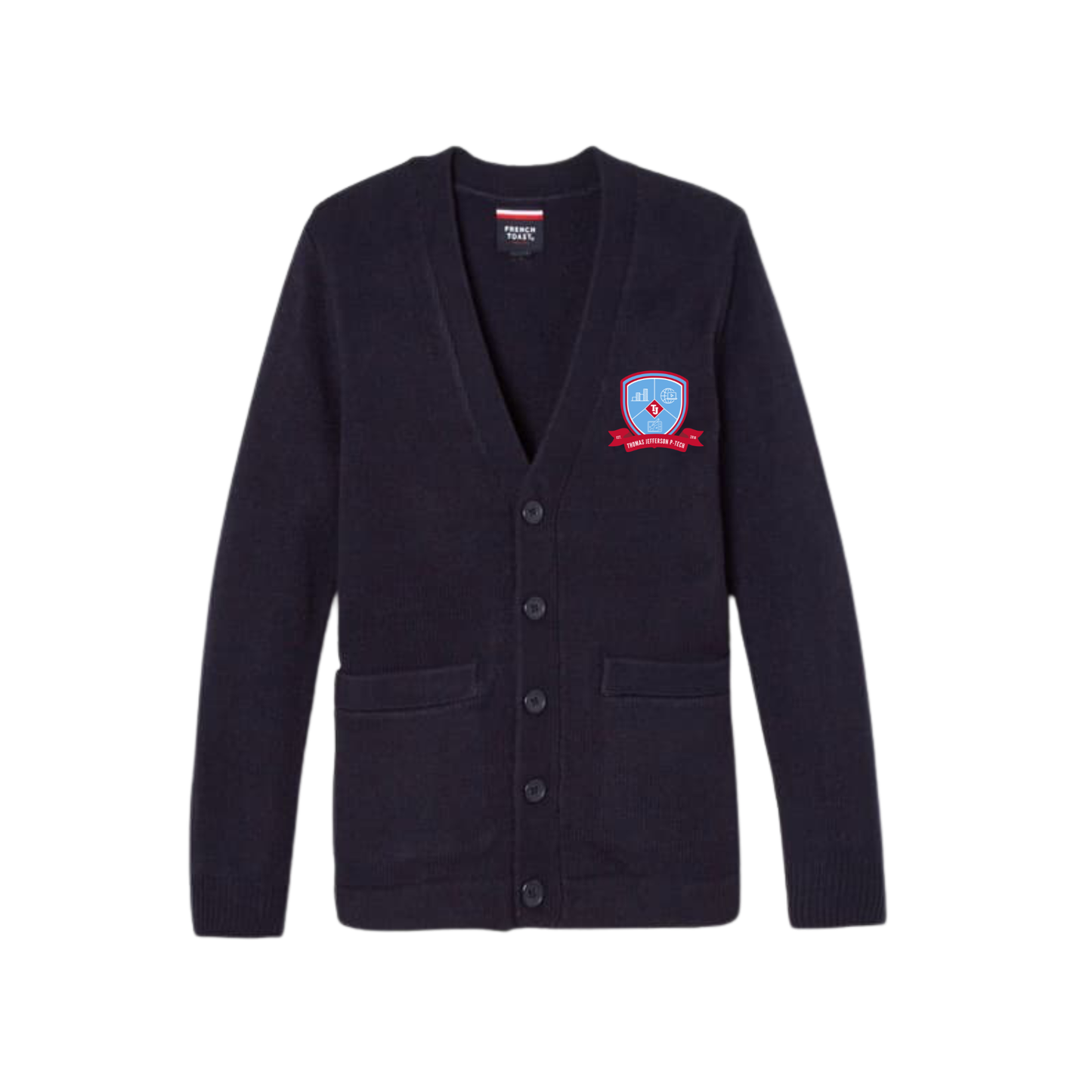 Long Sleeve V-Neck Cardigan Sweater-TJH