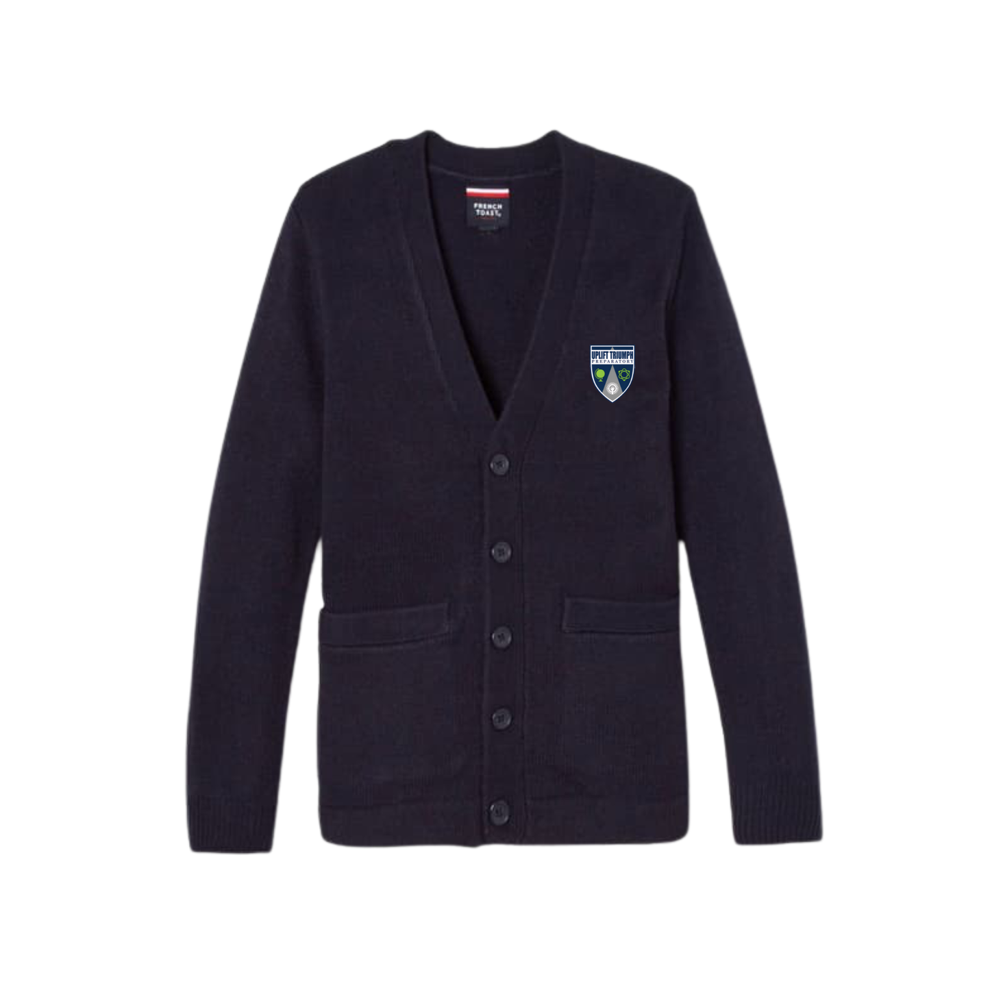 Boys V-Neck Cardigan Sweater-UPT