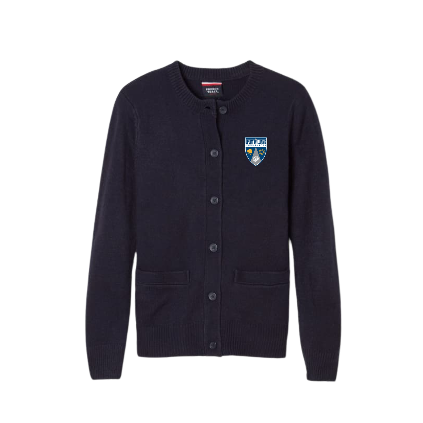 Girls Long Sleeve Crewneck Cardigan-UPW