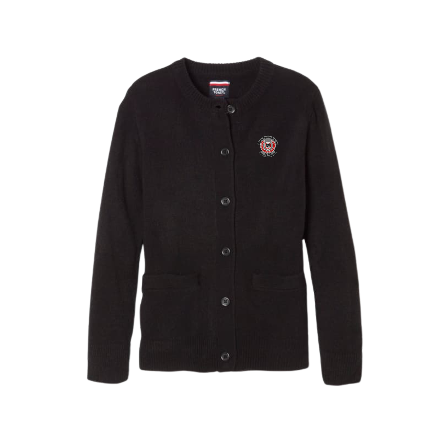 Girls Long Sleeve Crewneck Cardigan-MTT
