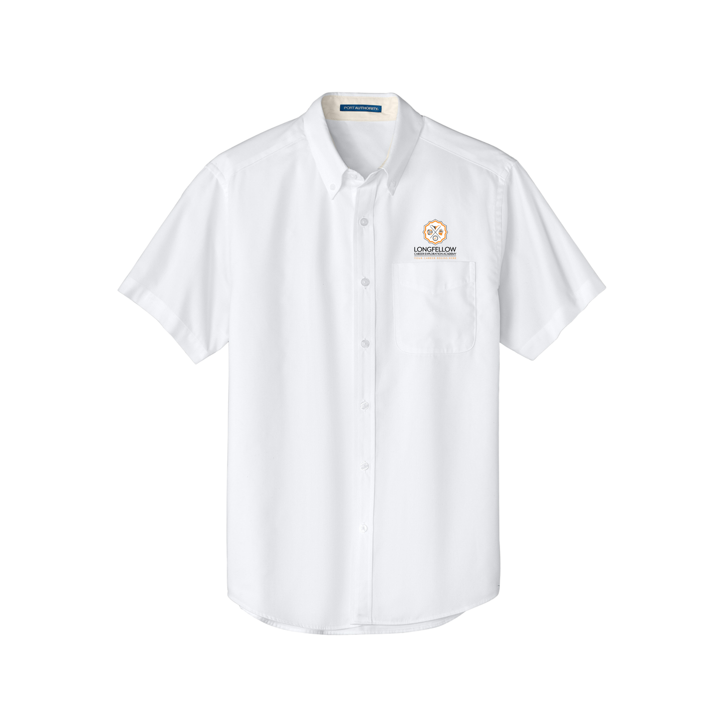 Mens Short Sleeve Easy Care Oxford-HWL