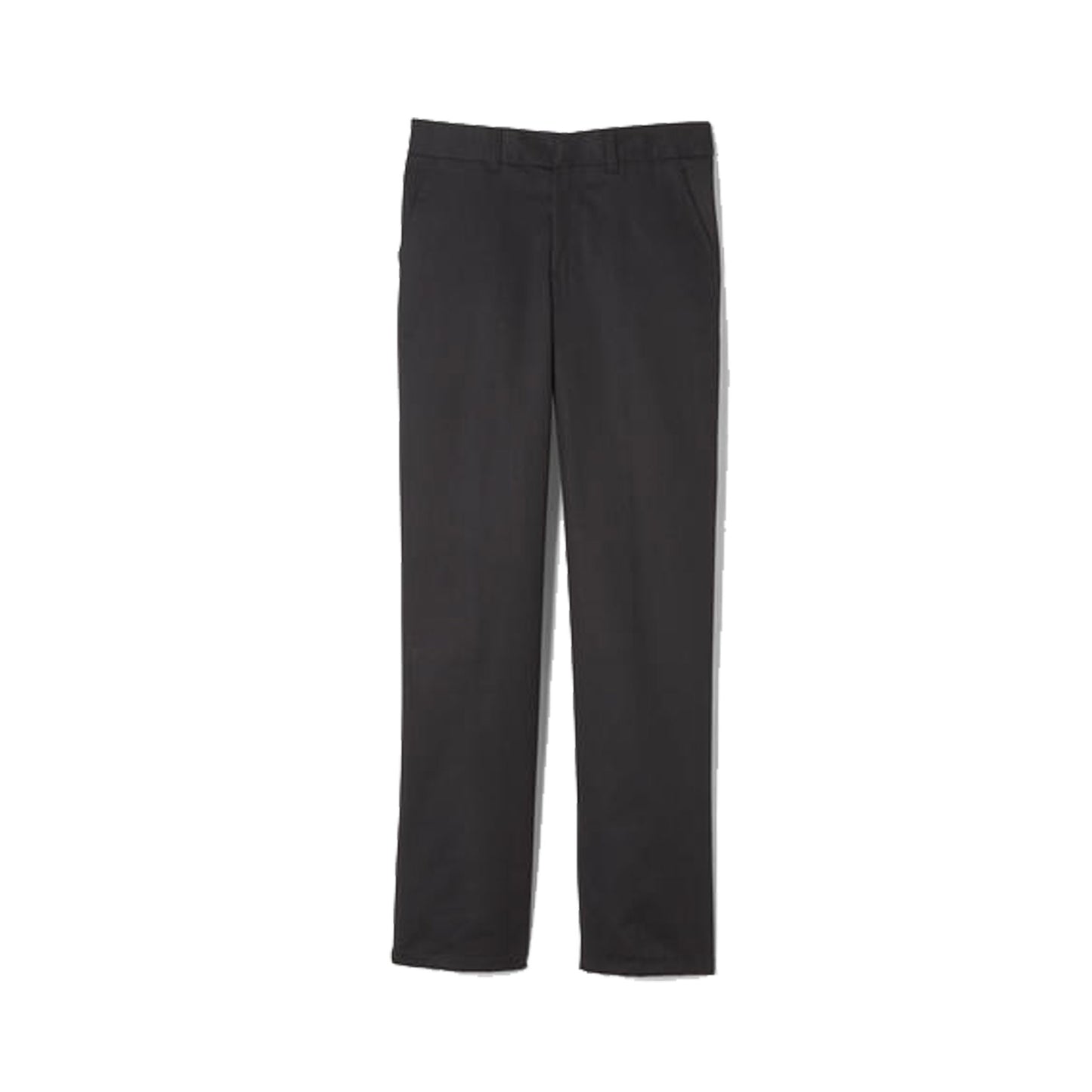 Mens Relaxed Fit Twill Pant-Black