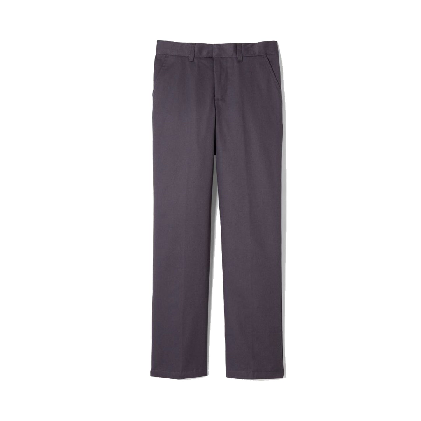 Boys Straight Fit Chino Pant-Grey