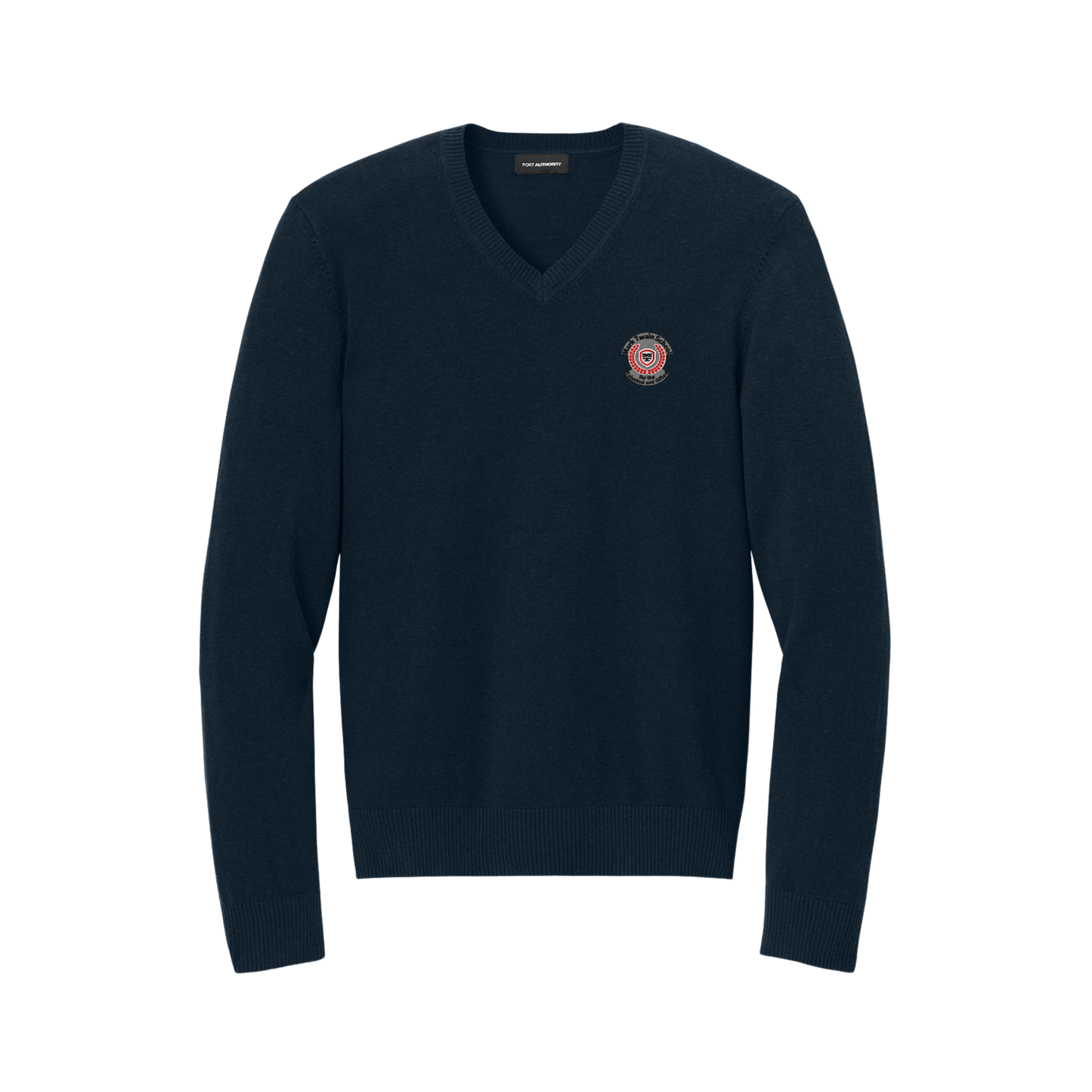 Adult Easy Care V-Neck Sweater-MTT