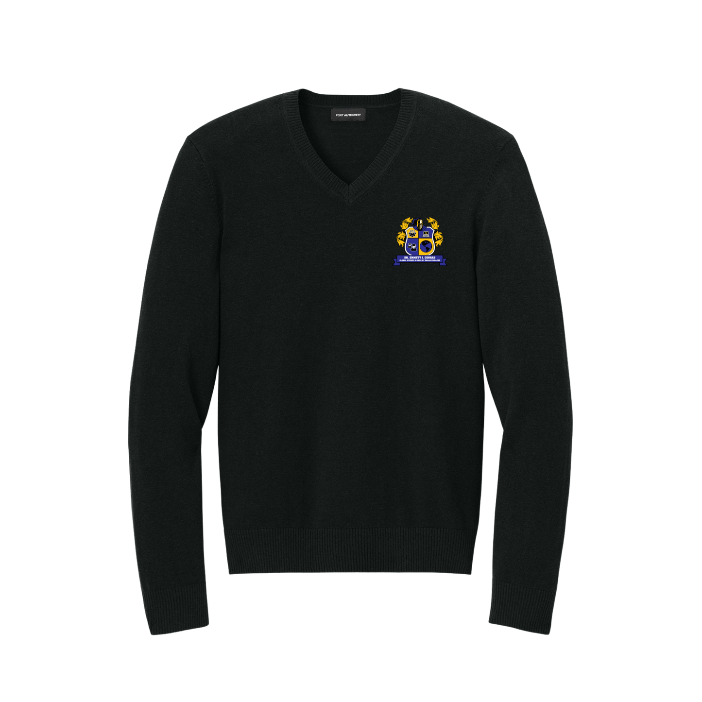 Adult Easy Care V-Neck Sweater-DEC