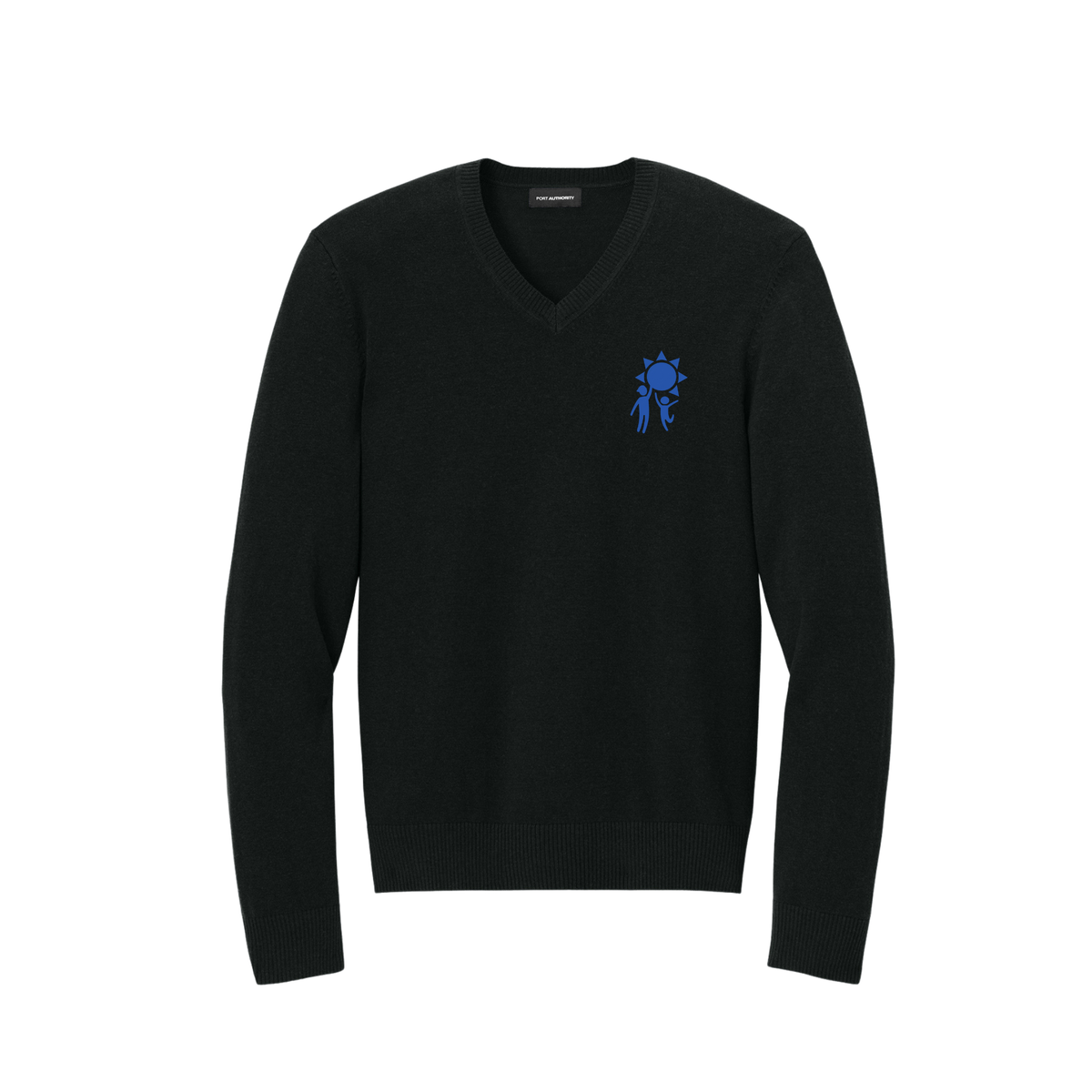 Adult Easy Care V-Neck Sweater-SPB