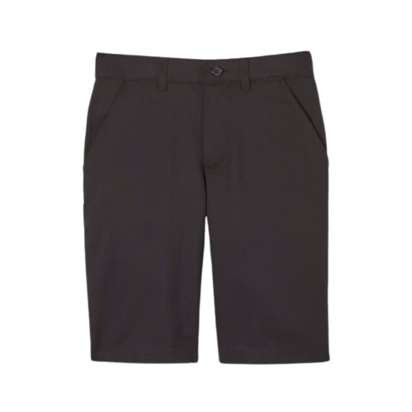 Boys Flat Front Short-Black