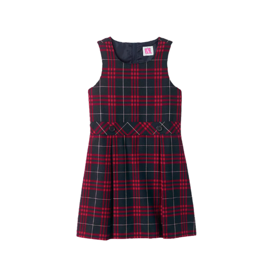 Girls Plaid Jumper-WDC