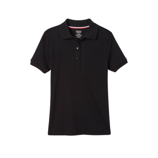Girls Short Sleeve Cotton Polo 7th Grade-DES