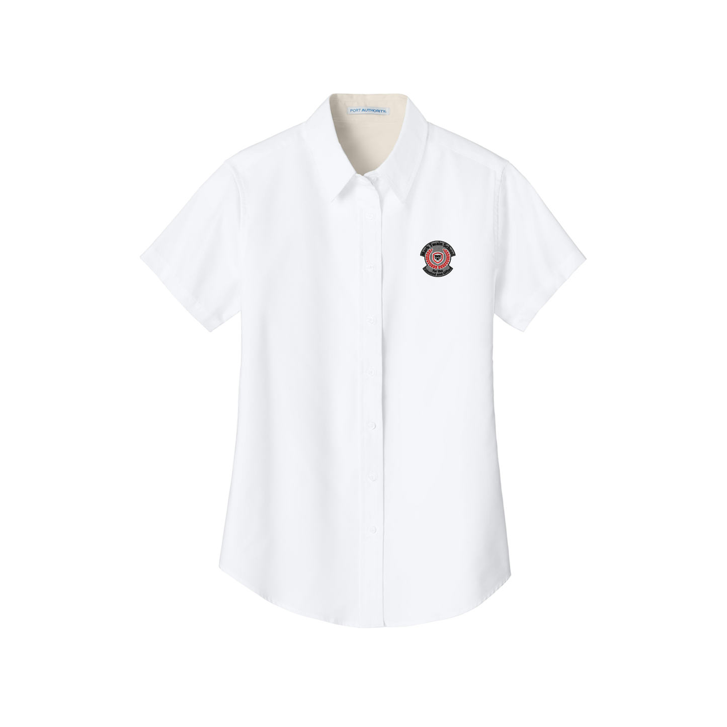 Ladies Short Sleeve Easy Care Oxfrod-MTT