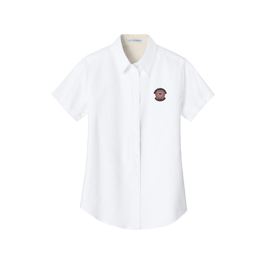 Ladies Short Sleeve Oxfrod-MTT