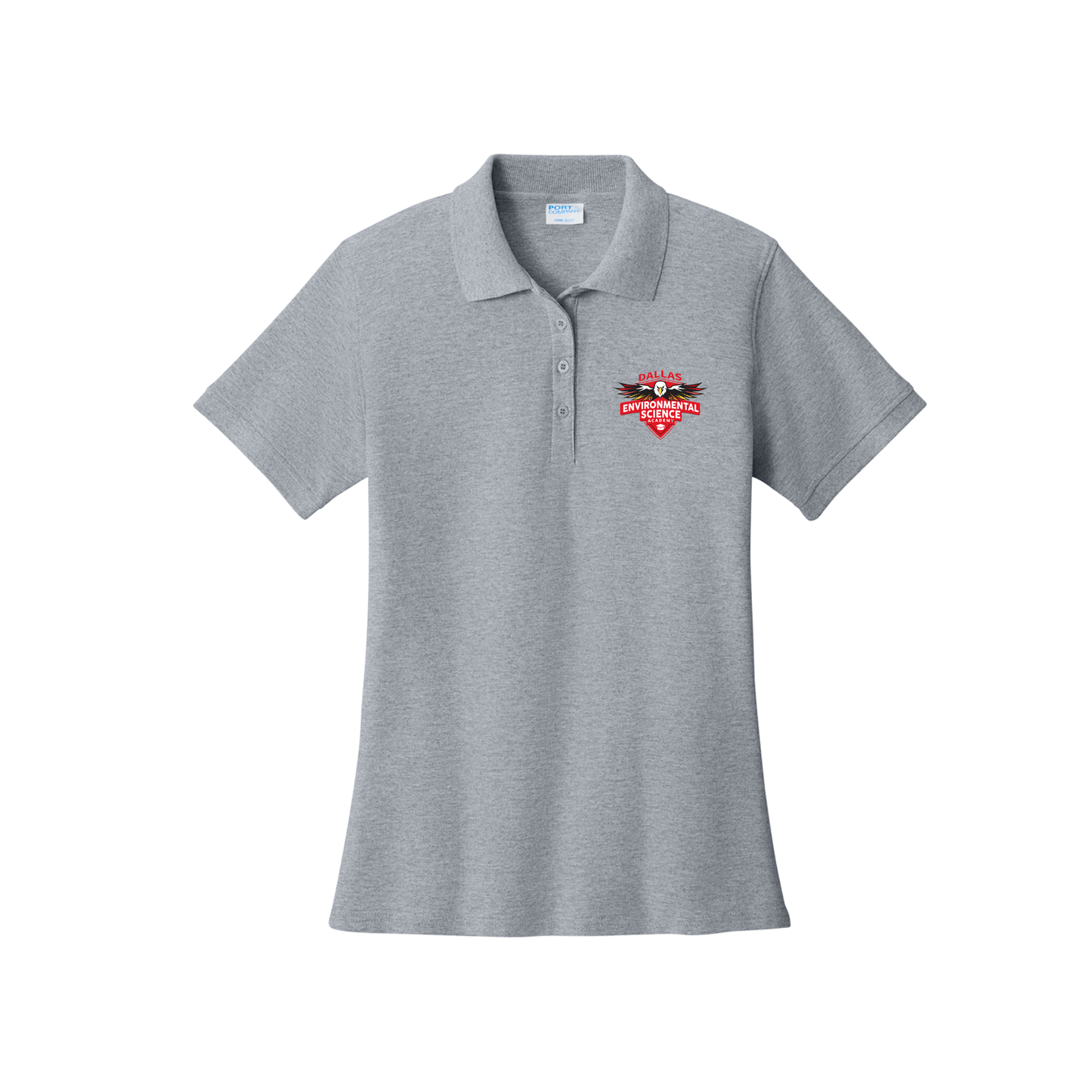 Ladies Short Sleeve Cotton Polo (6th Grade)-DES