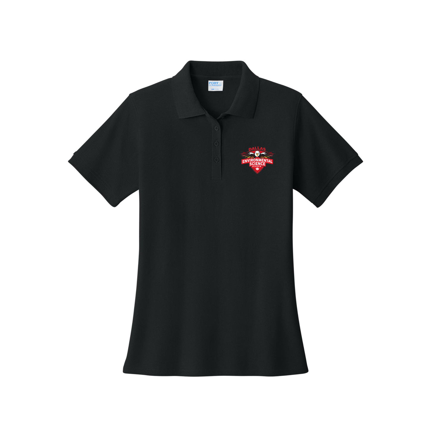 Ladies Short Sleeve Cotton Polo (7th Grade)-DES