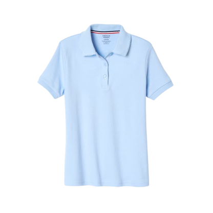 Girls Short Sleeve Cotton Polo