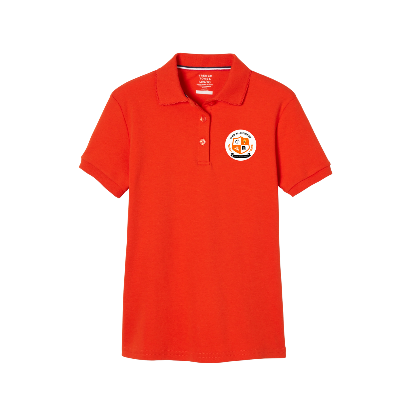 Girls Short Sleeve Cotton Polo-CHP