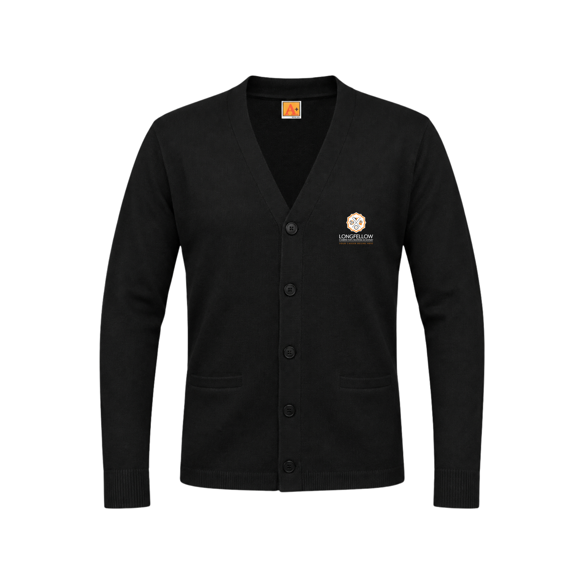 Youth Unisex V-Neck Cardigan-HWL