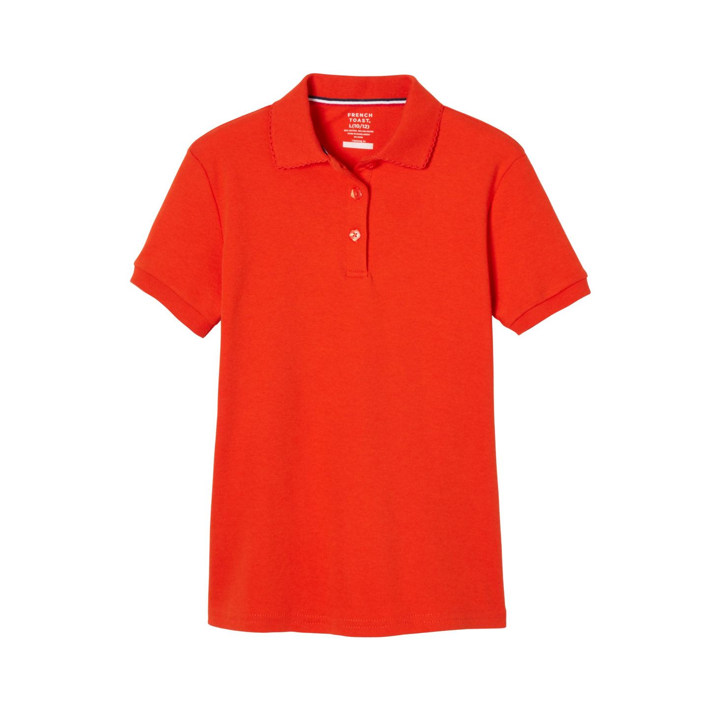 Girls Short Sleeve Cotton Polo