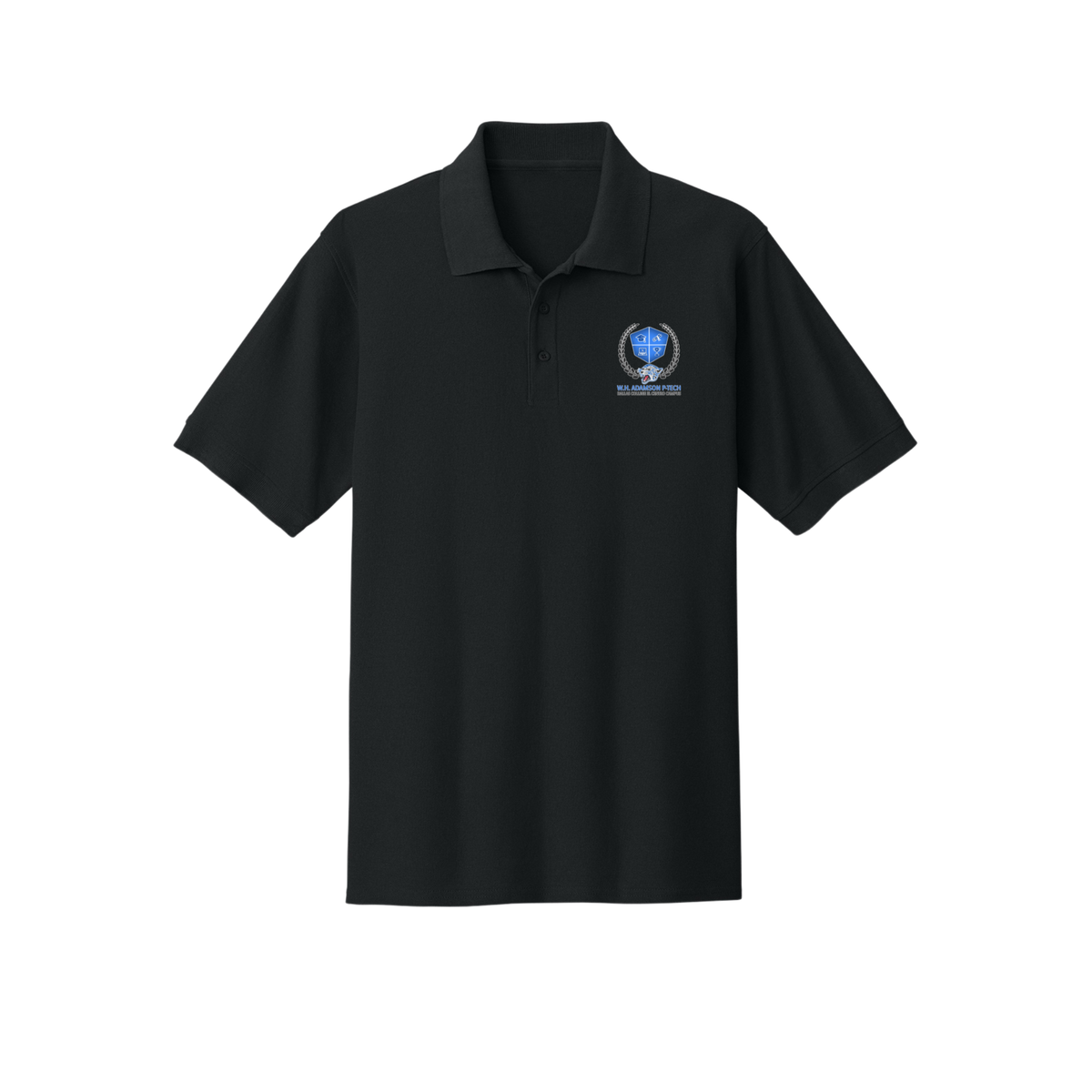 Men's Short Sleeve Cotton Polo (12th Grade)-WHP
