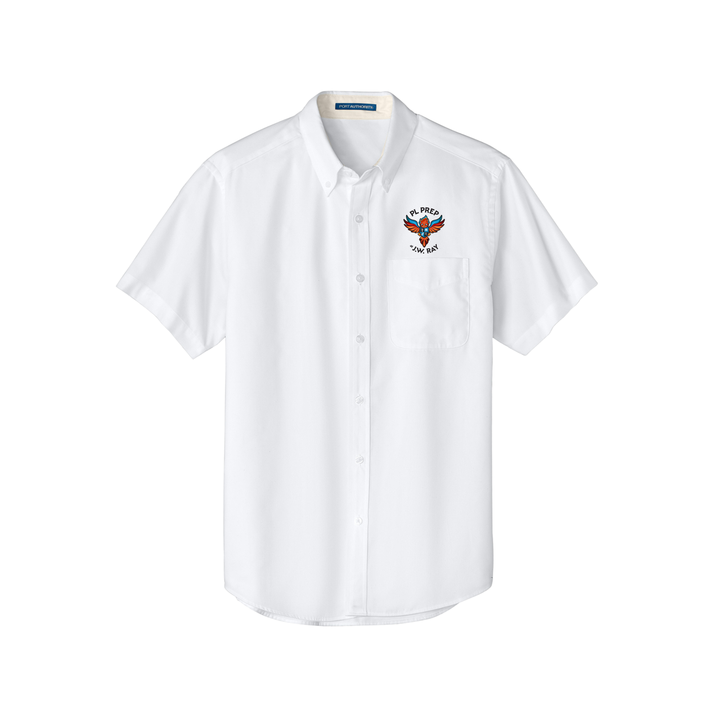 Mens Short Sleeve Easy Care Oxford-PLP