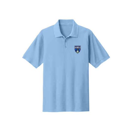 Men's Short Sleeve Cotton Polo (6th-8th Grade)-UPL