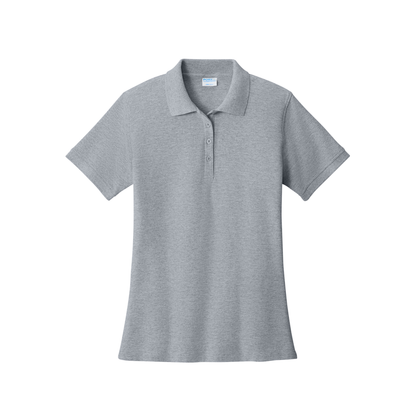 Ladies Short Sleeve Cotton Polo-HWL