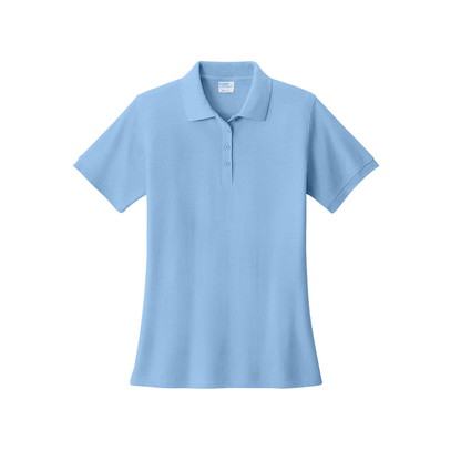 Ladies Short Sleeve Cotton Polo(6th-8th Grade)-PLP