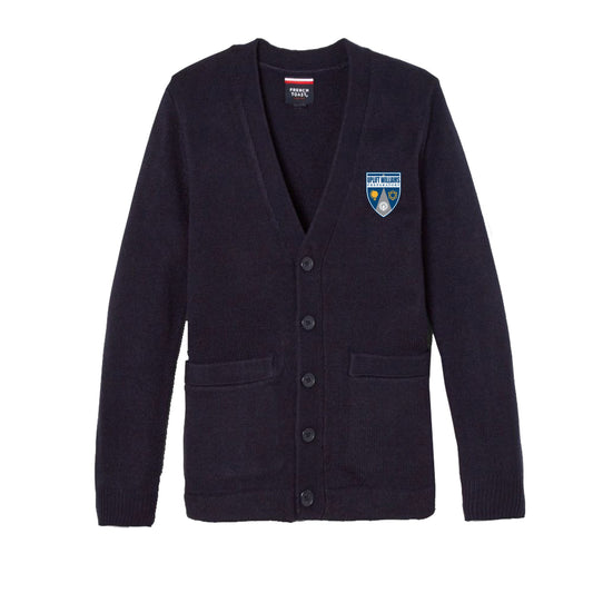 Long Sleeve Anti-Pill V-Neck Cardigan Sweater-UW