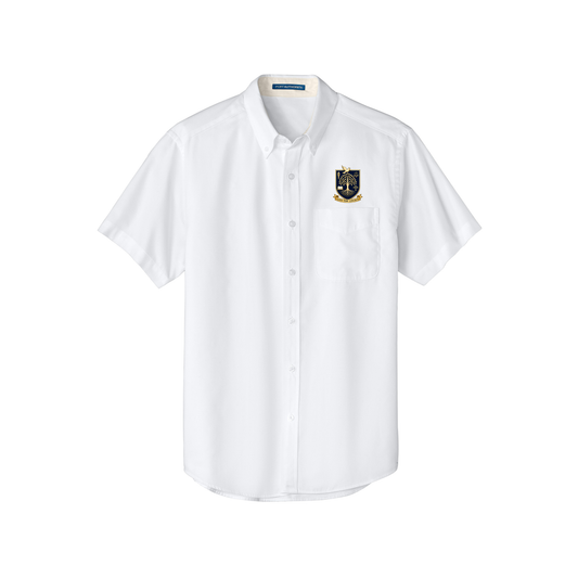 Mens Short Sleeve Easy Care Oxford-SCA