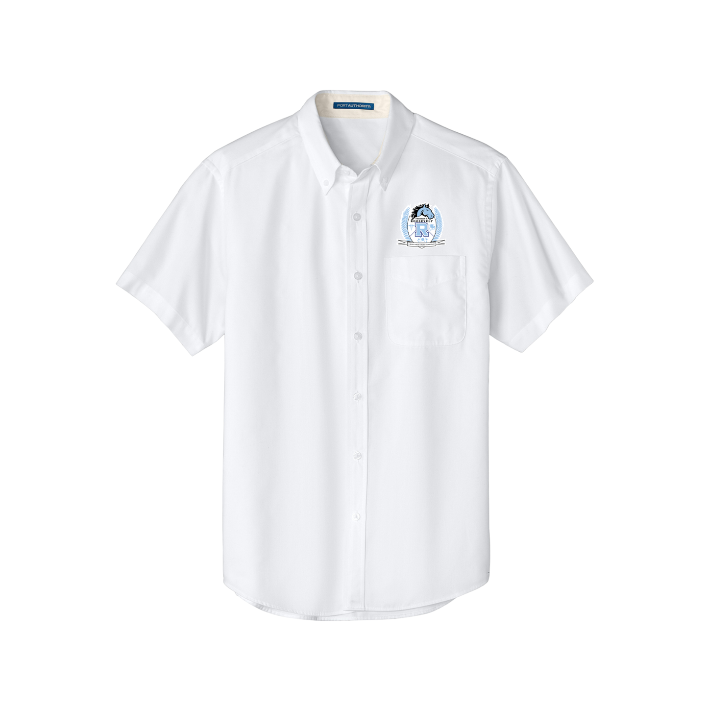 Mens Short Sleeve Easy Care Oxford-RHT