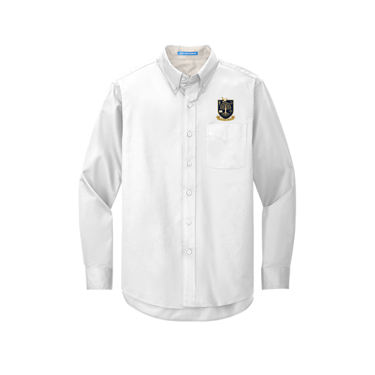 Mens Long Sleeve Easy Care Oxford-SCA