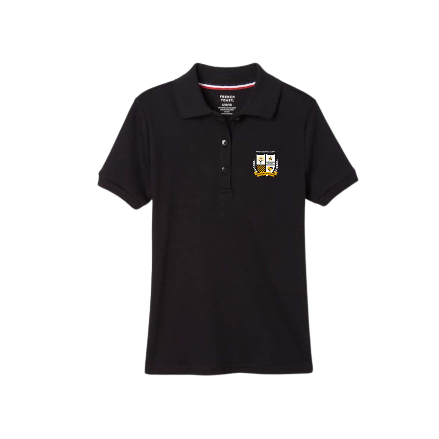 Girls Short Sleeve Cotton Polo-MAO