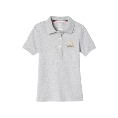 Girls Short Sleeve Cotton Polo-HWL