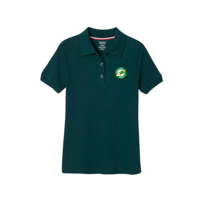 Girls Short Sleeve Cotton Polo-MLE