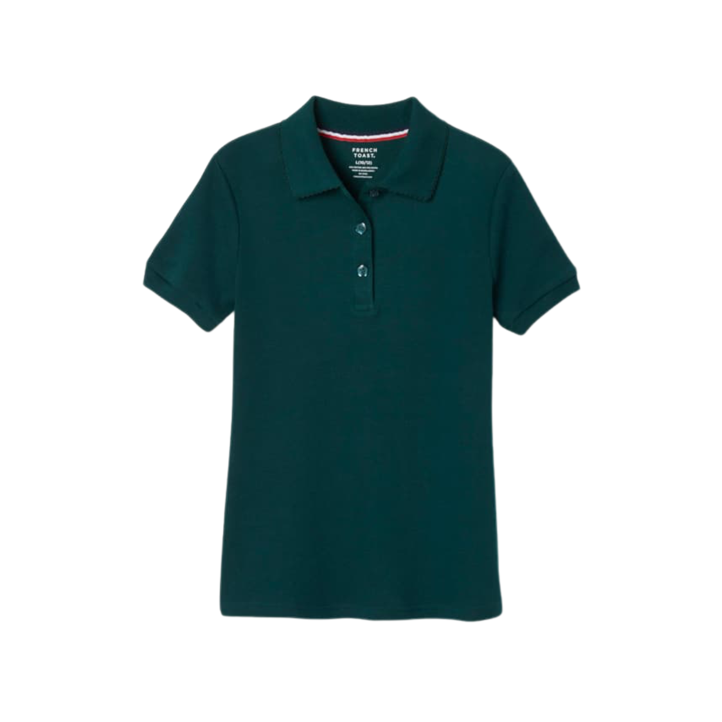 Girls Short Sleeve Cotton Polo-CAS