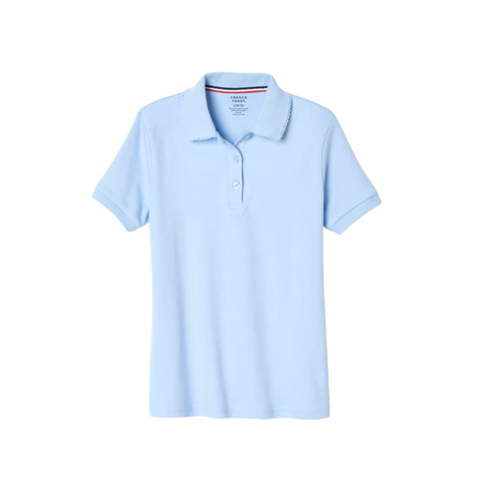 Girls Short Sleeve Cotton Polo (6th-8th Grade)-PLP