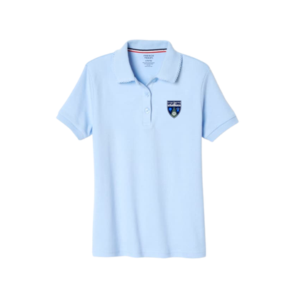 Girls Short Sleeve Cotton Polo (Kinder-5th Grade)-UPL