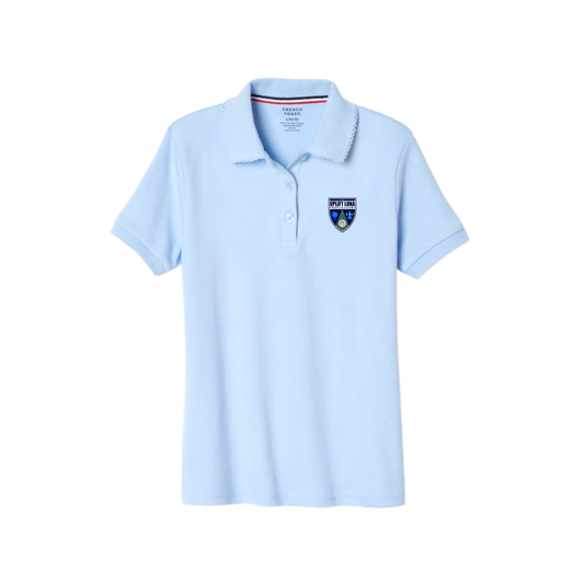 Girls Short Sleeve Cotton Polo (6th-8th Grade)-UPL