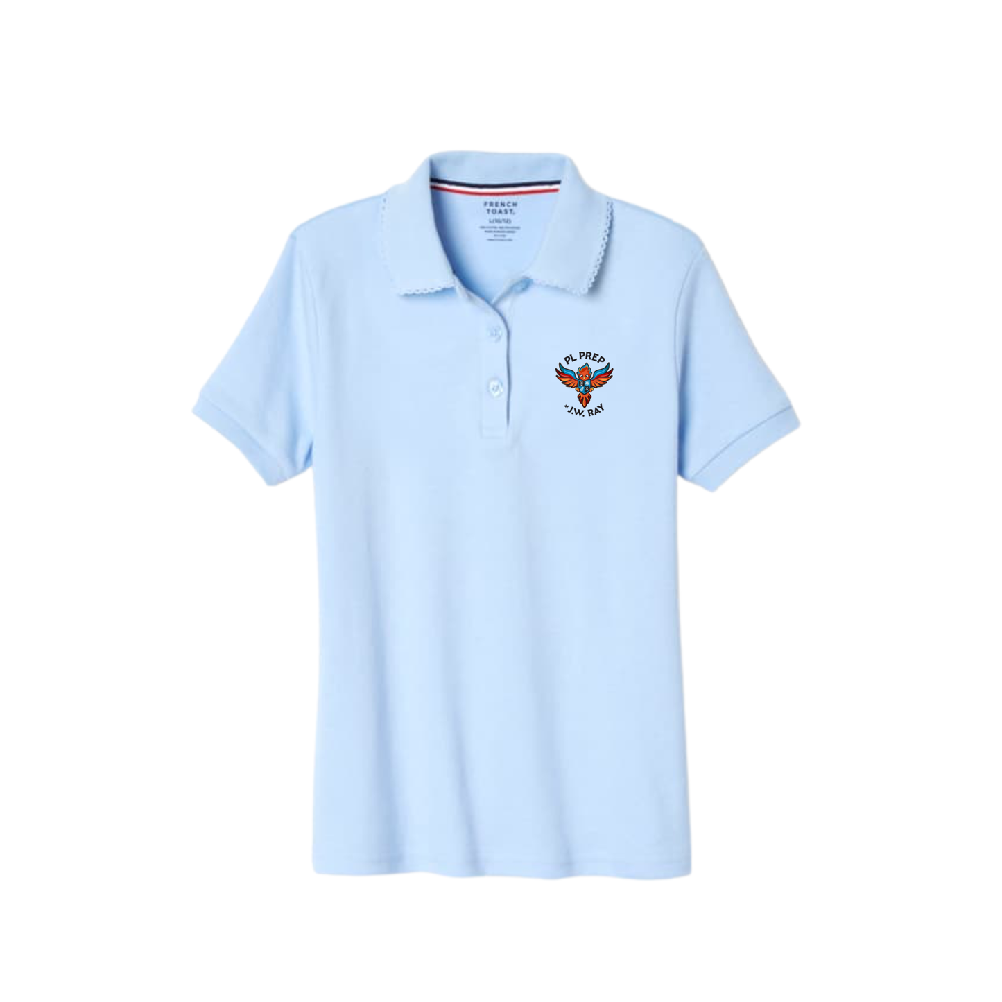 Girls Short Sleeve Cotton Polo (PreK-5th Grade)-PLP