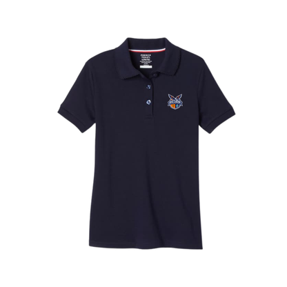 Girls Short Sleeve Cotton Polo-ASE