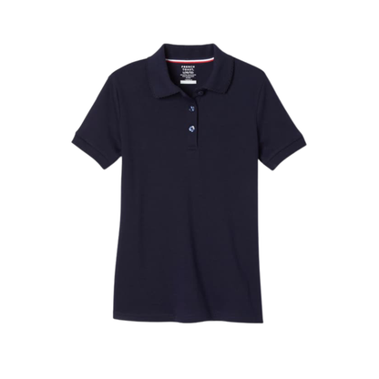 Girls Short Sleeve Cotton Polo (PreK-5th Grade)-PLP
