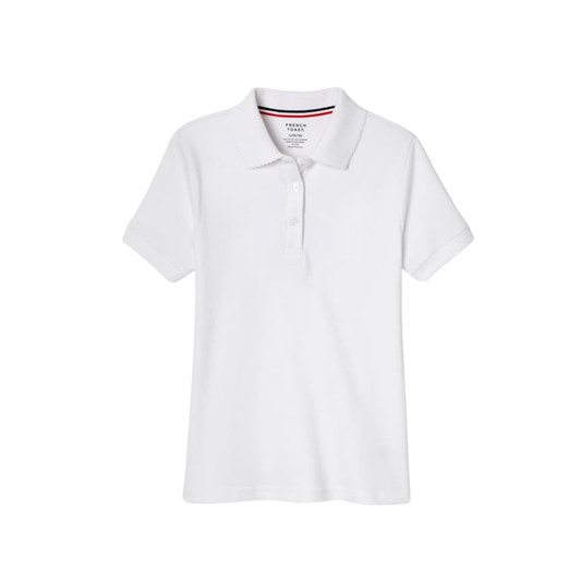 Girls Short Sleeve Cotton Polo-HPL